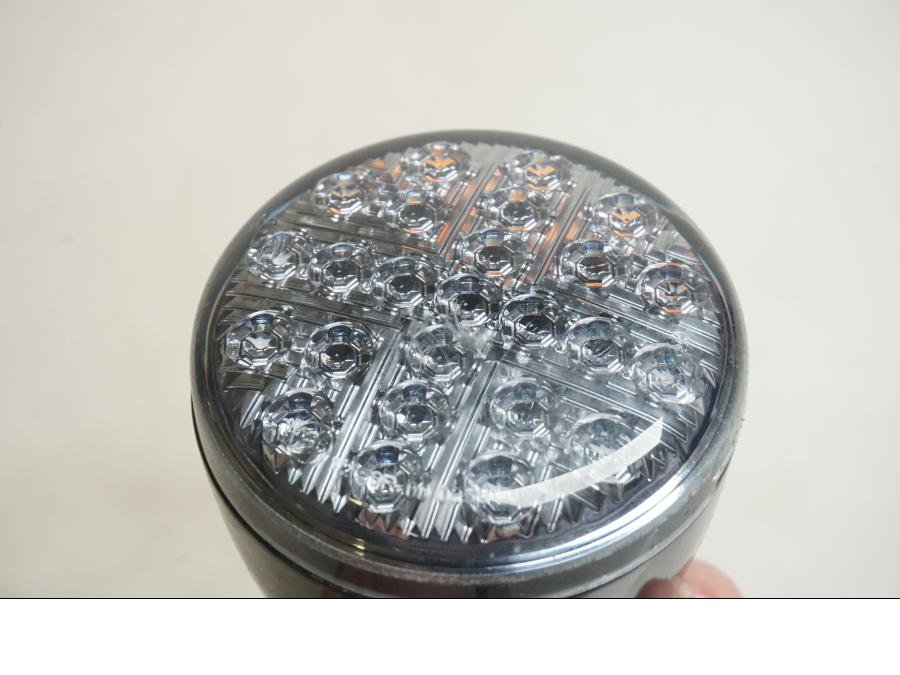 Baksidan på Blinkers LED från en Indian Chieftain Dark Horse -2019 motorcykel.