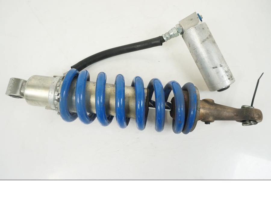 Framsidan på Stötdämpare från en Triumph Speed Triple -2009 motorcykel.