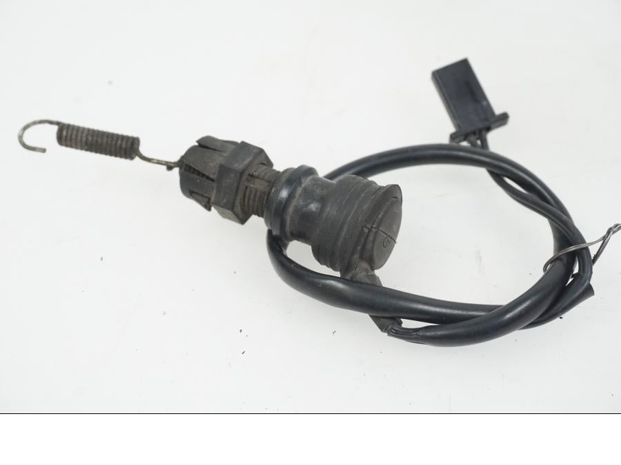 Snett uppifrån på Bromsljuskontakt från en Yamaha XJ 900 -1997 motorcykel.