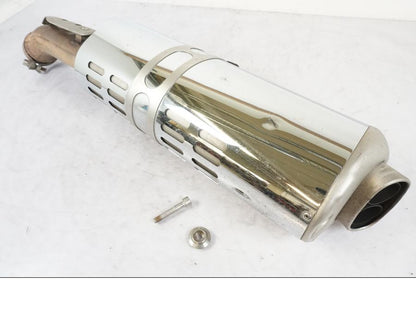 Framsidan på Ljuddämpare från en BMW R 1200 GSA -2012 motorcykel.