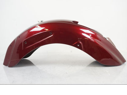 Baksidan på <p>Bakskärm till Kawasaki VN 1700 Classic Tourer.</p>

<p>Mindre skavanker finns se bilder.</p> motorcykel.