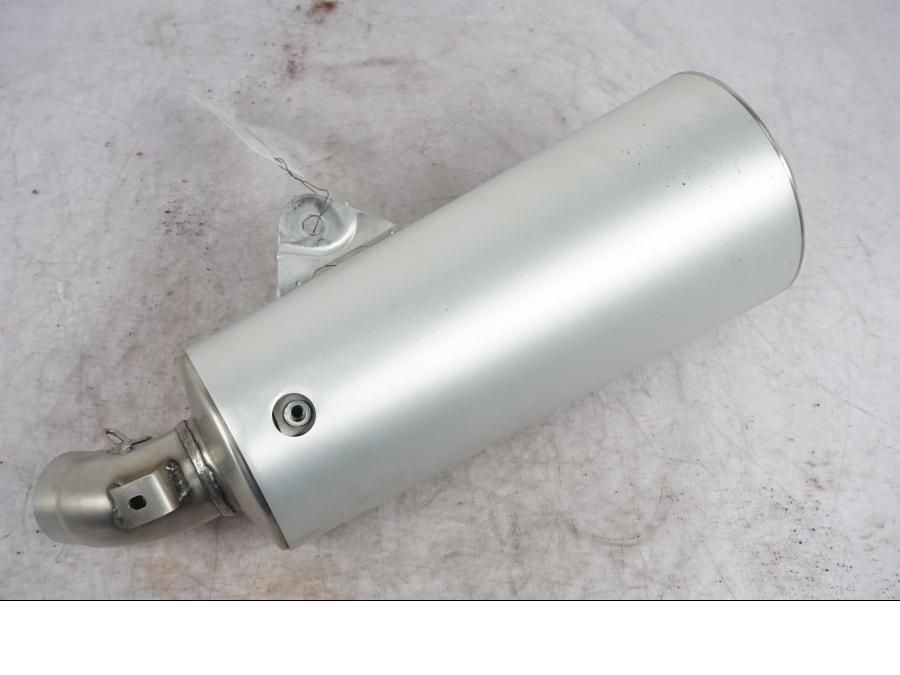 Vänster sida på Ljuddämpare från en Ducati Monster 696 -2009 motorcykel.