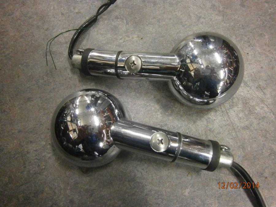 Baksidan på Blinkers från en Suzuki VL 1500 -2002 motorcykel.