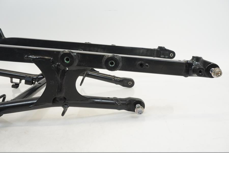 Snett uppifrån på Bakram från en Suzuki GSX 1300 R -2017 motorcykel.