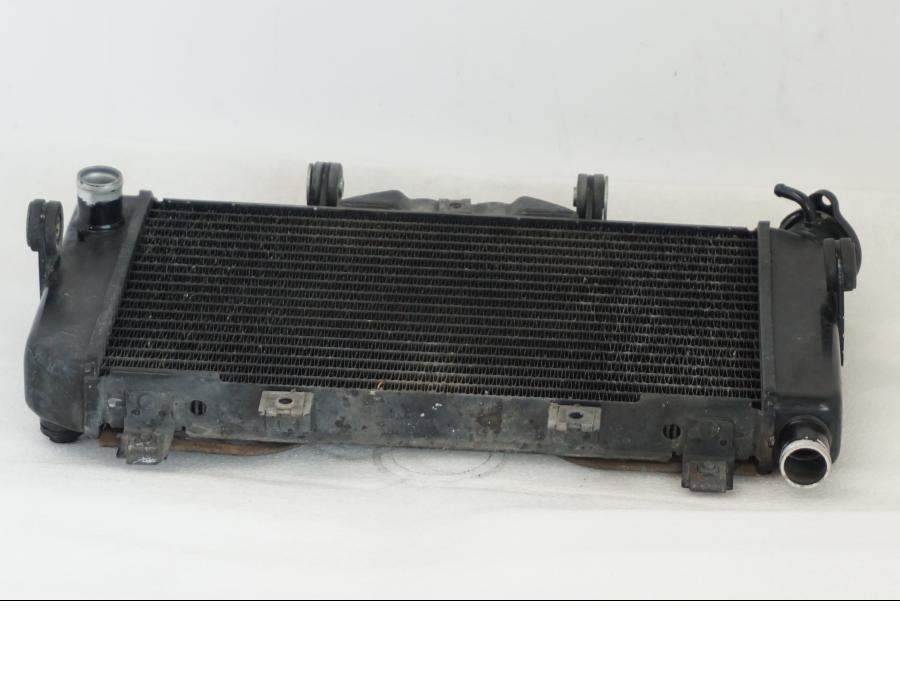 Vänster sida på Vattenkyl från en Yamaha TDM 850 -1998 motorcykel.