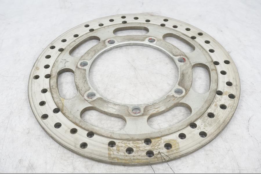 Framsidan på Bromsskiva från en Kawasaki VN 1500 Mean Streak -2003 motorcykel.