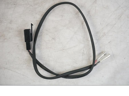 Snett nerifrån på Skylthållare från en Kawasaki Z650 -2017 motorcykel.