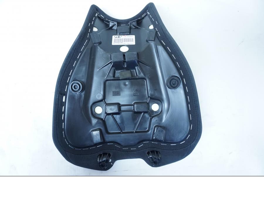 Snett uppifrån på Sadel från en Ducati Panigale 959 -2020 motorcykel.