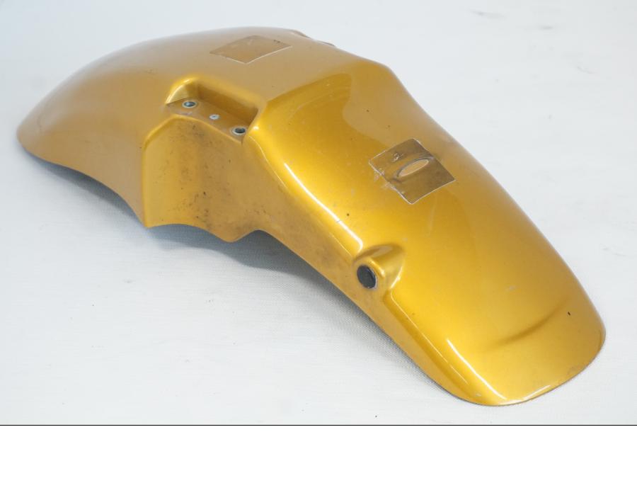 Snett uppifrån på Framskärm från en Yamaha TDM 850 -1998 motorcykel.