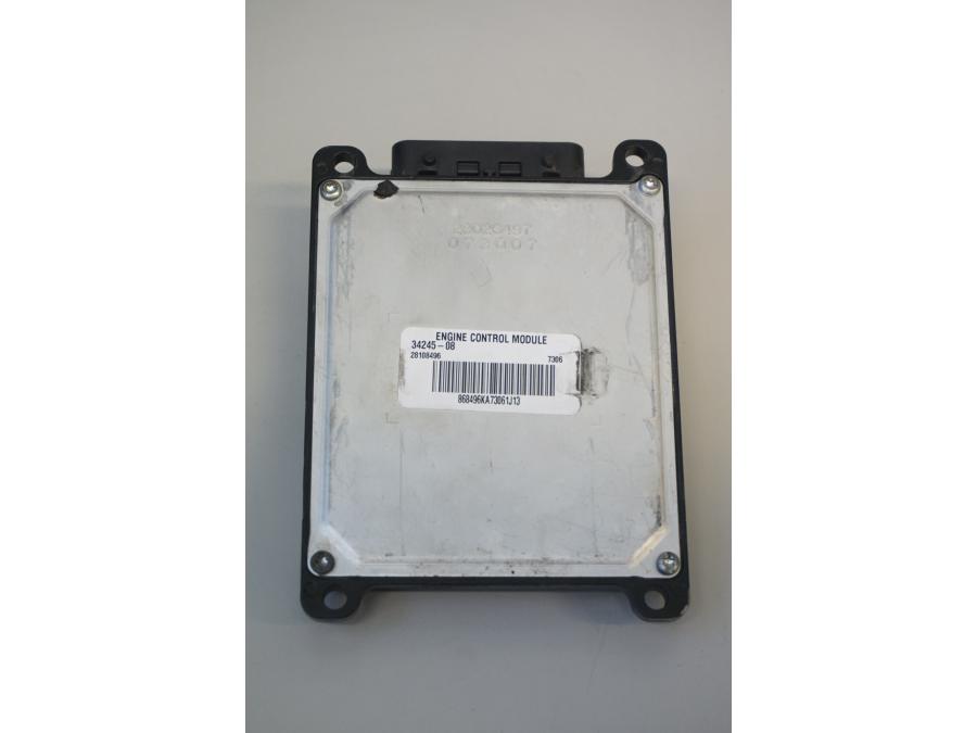 Baksidan på CDI / ECU från en H-D Touring Road King Classic FLHRCI -2008 motorcykel.