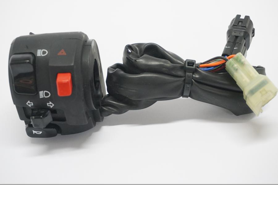 Framsidan på Styrelreglage från en Kawasaki Z 900 -2019 motorcykel.