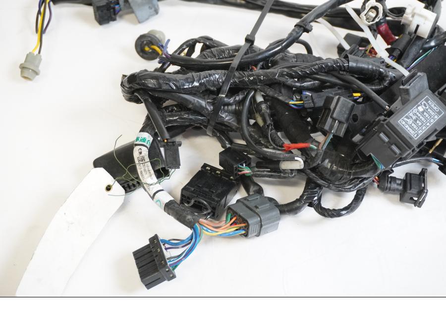 Baksidan på Kabelstam från en Triumph Street Triple -2011 motorcykel.