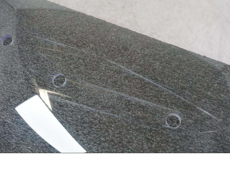 Höger sida på Vindruta från en BMW K 1600 GTL -2015 motorcykel.