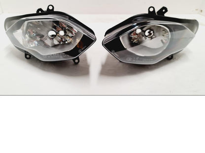 Vänster sida på Strålkastare från en BMW R 1200 RS -2014 motorcykel.