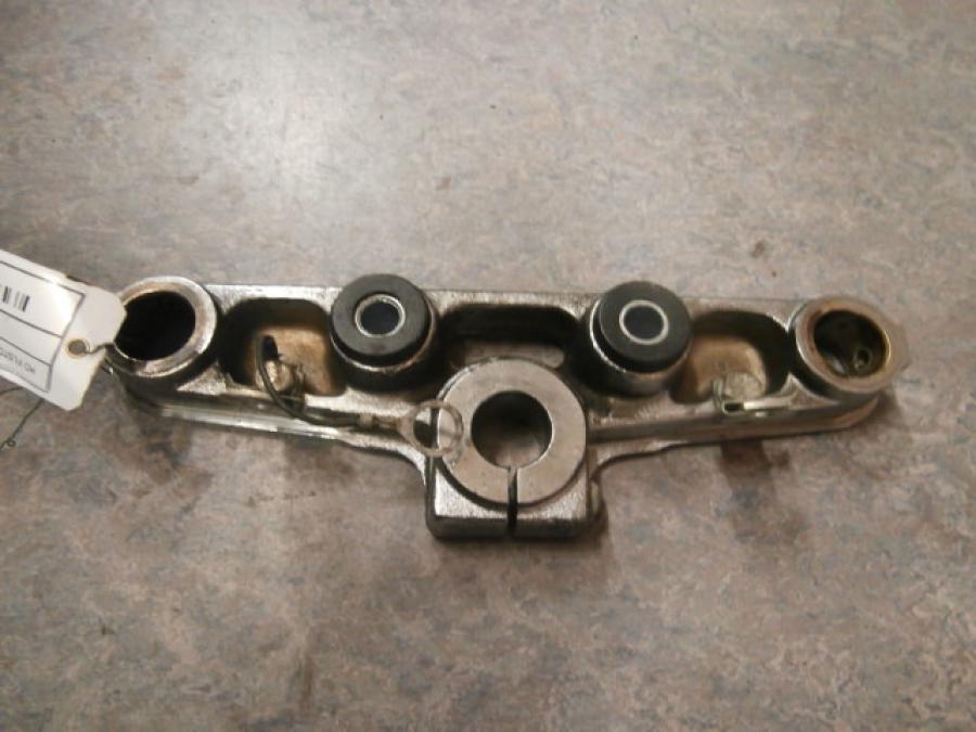 Baksidan på Gaffelkrona från en H-D Softail Heritage Classic FLSTC/I -1995 motorcykel.