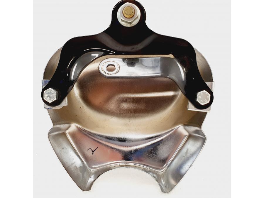 Snett uppifrån på Dekorkåpa från en H-D V-Rod 1130 -2005 motorcykel.