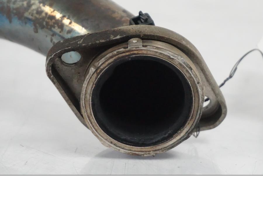 Snett uppifrån på Grenrör från en BMW F 650 CS -2002 motorcykel.