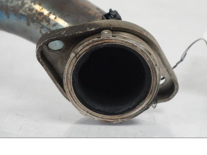 Snett uppifrån på Grenrör från en BMW F 650 CS -2002 motorcykel.