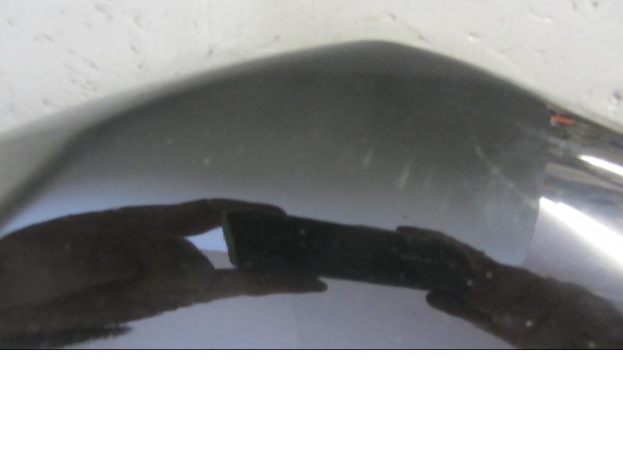 Snett uppifrån på Bakvinge från en Kawasaki Ninja 250 -2009 motorcykel.