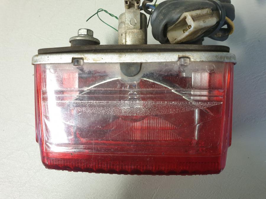 Baksidan på Baklampa från en Yamaha RD 125 LC -1983 motorcykel.