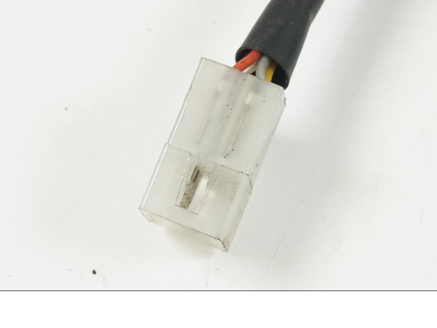 Höger sida på Avgasstyrbox från en Aprilia RS 125 -2008 motorcykel.