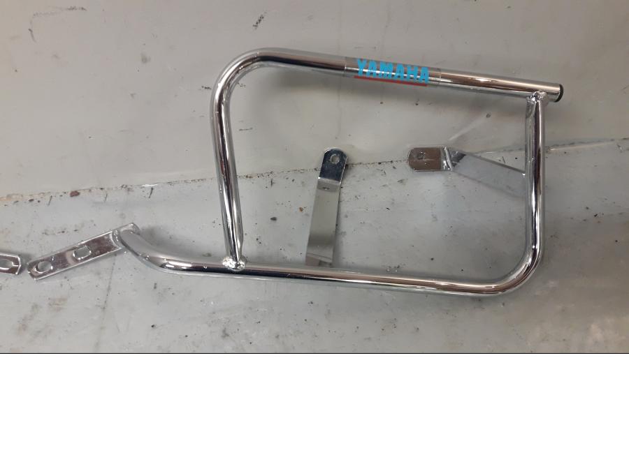 Höger sida på Sidoväskhållare från en Yamaha XJ 900 S -1985 motorcykel.