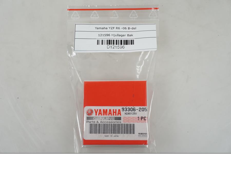 Framsidan på Hjullager från en Yamaha YZF R6 -2006 motorcykel.