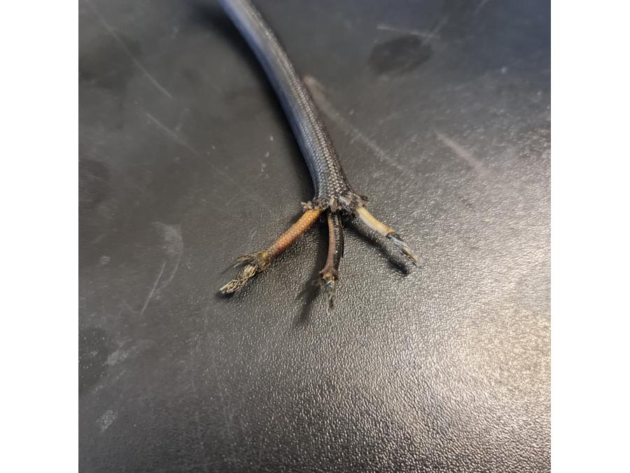 Baksidan på Generator från en Honda VF 750 S -1982 motorcykel.