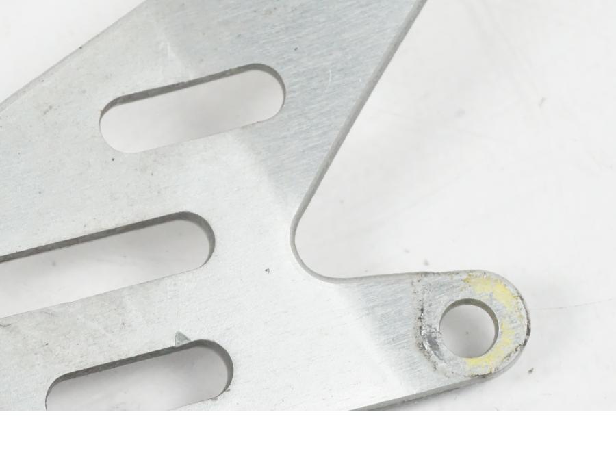 Snett nerifrån på Hälskydd från en Yamaha YZF 1000 R1 -2007 motorcykel.