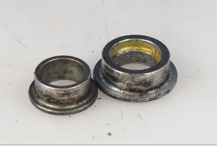 Baksidan på Fälg från en Kawasaki ZX-12R -2000 motorcykel.