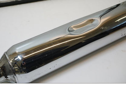 Höger sida på Ljuddämpare från en H-D Street Glide FLHX -2015 motorcykel.