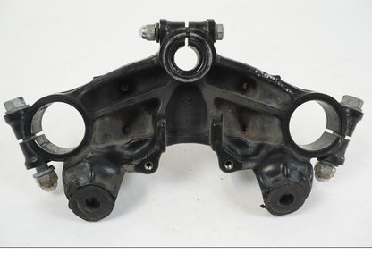 Snett uppifrån på Gaffelkrona från en Suzuki GS 1000 -1978 motorcykel.