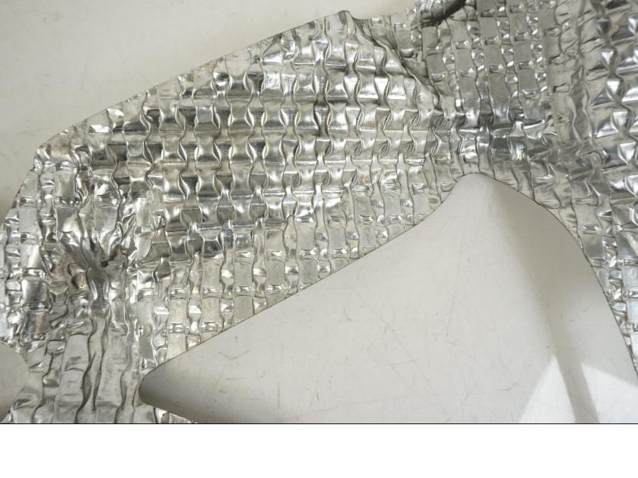 Snett uppifrån på Värmeskydd från en Suzuki GSX-R 1000 -2007 motorcykel.