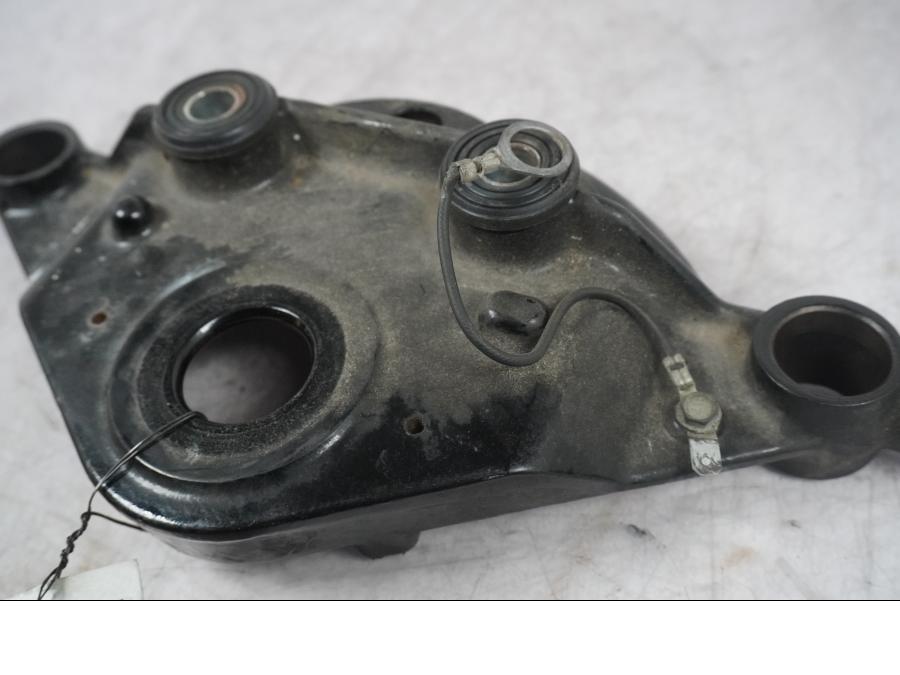 Baksidan på Gaffelkrona från en H-D Touring Street Glide FLHX -2009 motorcykel.