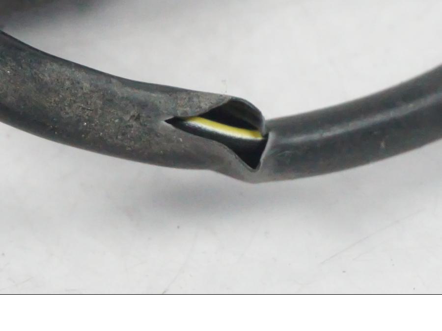 Snett uppifrån på Blinkers från en Kawasaki ER-6N ABS -2010 motorcykel.