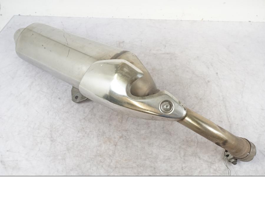 Vänster sida på Ljuddämpare från en Honda CBF 1000 -2007 motorcykel.