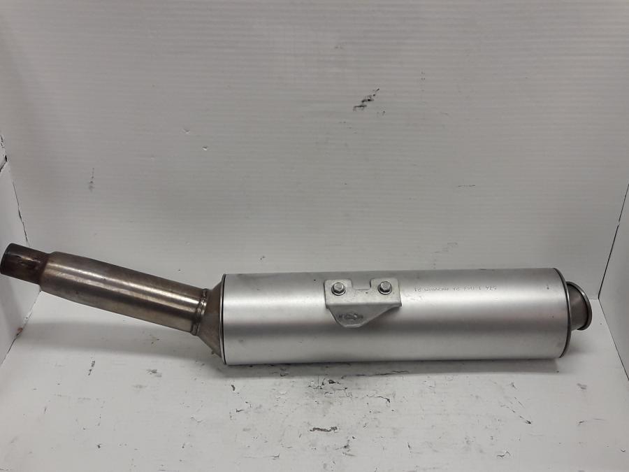 Höger sida på Ljuddämpare från en Ducati 750 SS -2000 motorcykel.