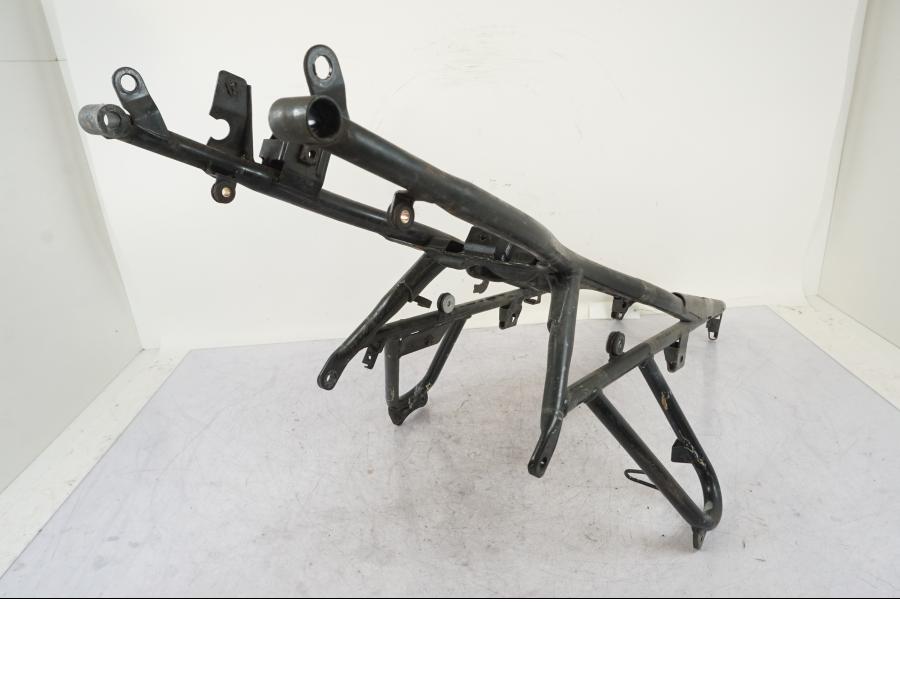 Snett uppifrån på Bakram från en BMW R 850 R -2004 motorcykel.