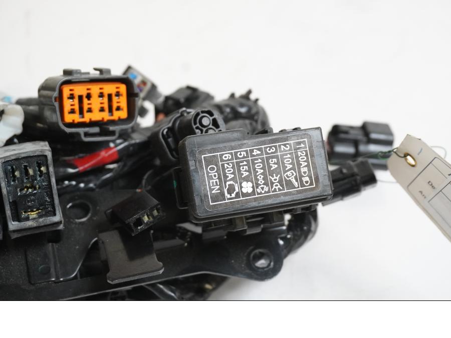 Baksidan på Kabelstam från en Triumph Street Triple R -2009 motorcykel.