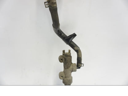 Snett uppifrån på Bromshuvudcylinder från en Suzuki DL 1000 -2003 motorcykel.