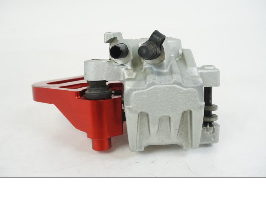 Snett uppifrån på Bromsok från en AJP PR7 -2021 motorcykel.