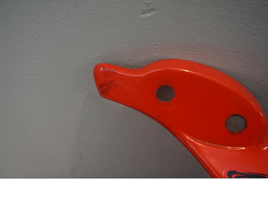 Snett uppifrån på Toppkåpa från en Honda NSR 125 -1998 motorcykel.