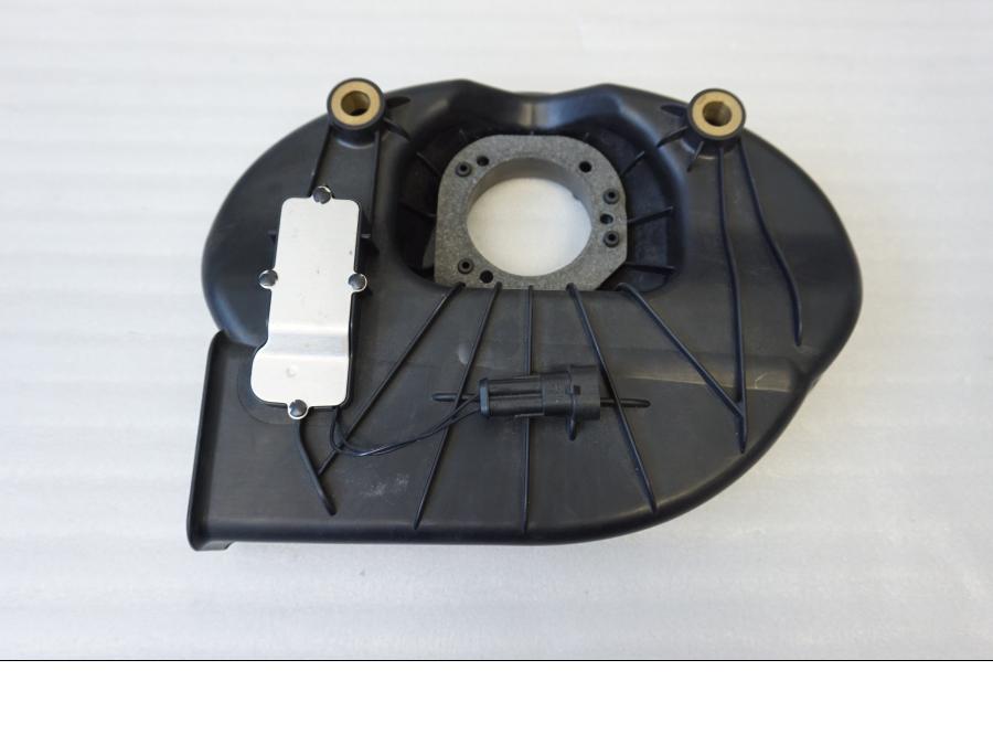 Baksidan på Luftburk från en H-D Softail Heritage Classic FLSTC/I -2009 motorcykel.