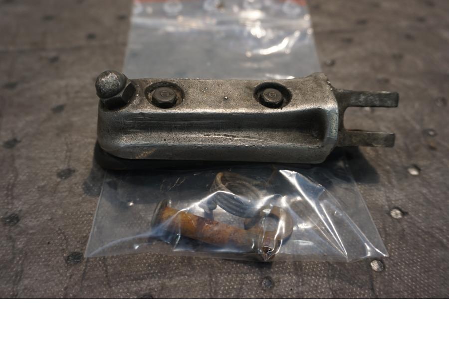 Baksidan på Fotpinne från en Honda NSR 125 -1998 motorcykel.