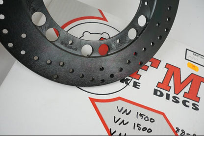 Höger sida på Bromsskiva från en Kawasaki VN 1500 -1995 motorcykel.