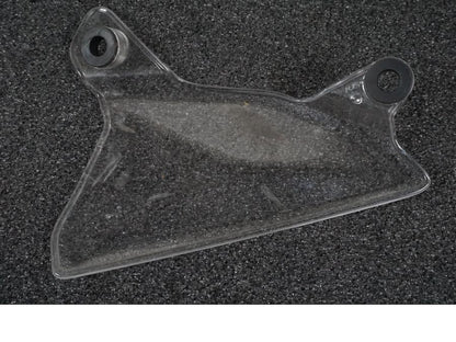 Snett nerifrån på Vindavvisare från en Ducati Multistrada V4 -2024 motorcykel.