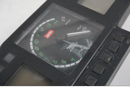 Baksidan på Instrumentpanel från en Aprilia RS 250 -1998 motorcykel.