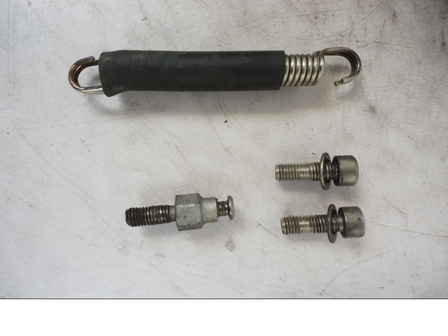 Baksidan på Sidostöd från en KTM 690 Duke -2014 motorcykel.