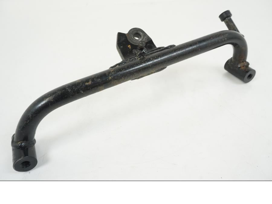 Snett uppifrån på Sidostödsfäste från en BMW F 650 CS -2002 motorcykel.