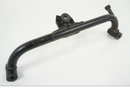 Snett uppifrån på Sidostödsfäste från en BMW F 650 CS -2002 motorcykel.